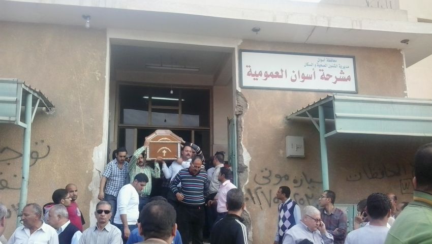 تشييع جثمان ضحية انفجار أسوان